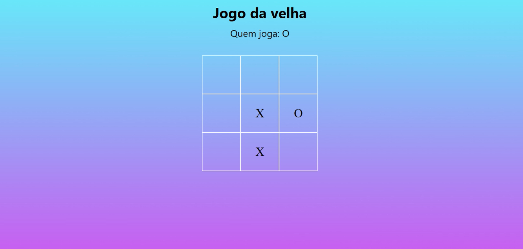 Jogo da velha site